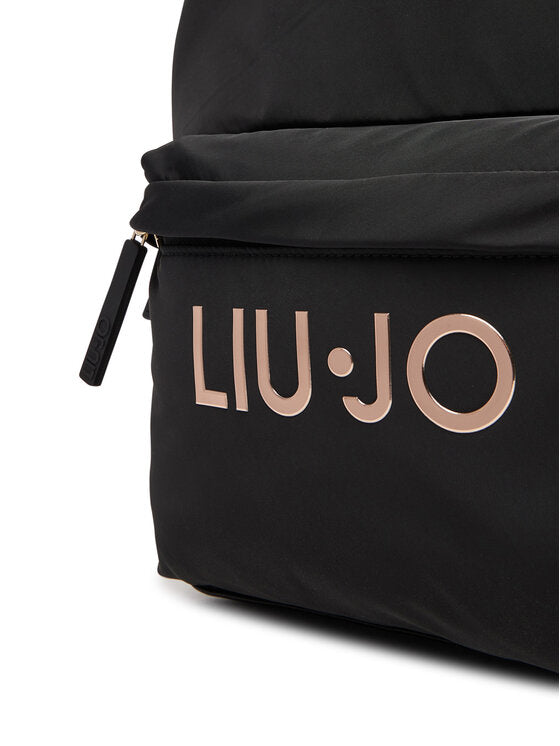 LIU JO Zaino in nylon con logo metallico TF5084