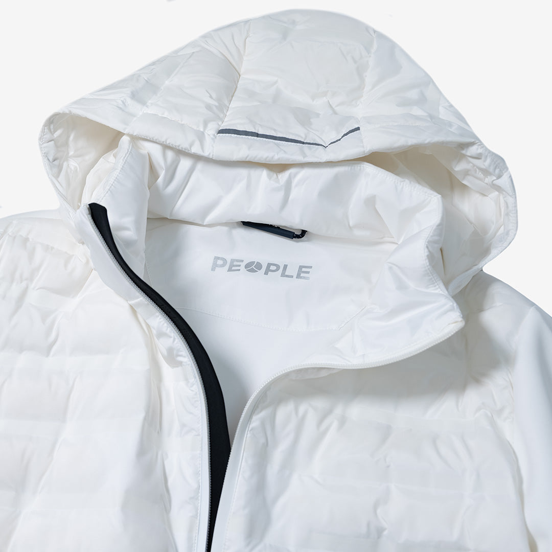 PEOPLE OF SHIBUYA Giubbotto in tessuto tecnico bimaterico con cappuccio