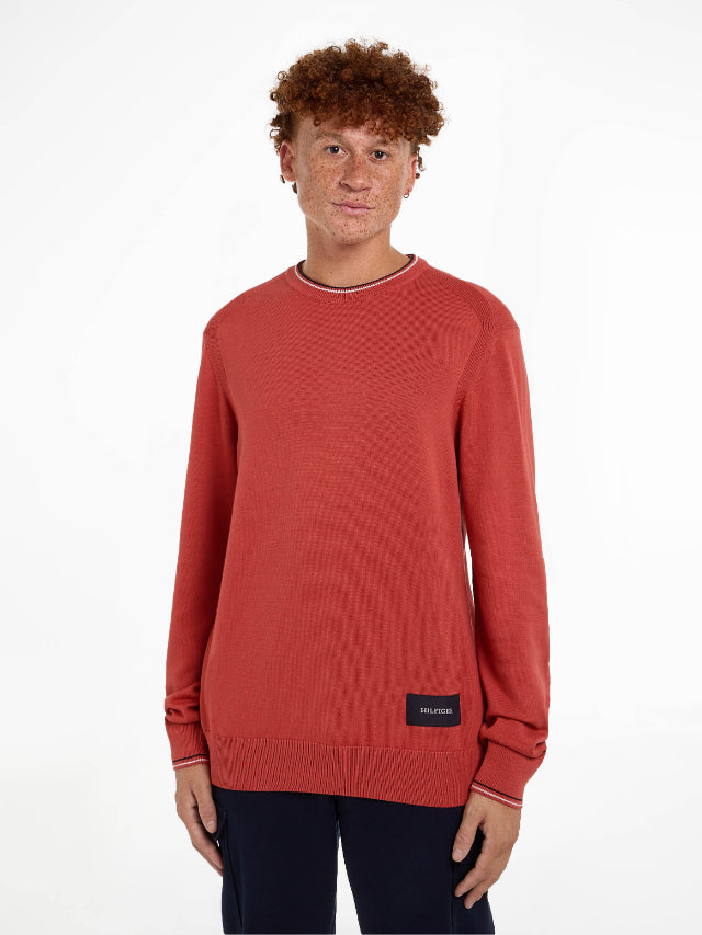 TOMMY HILFIGER Maglia in caldo cotone girocollo