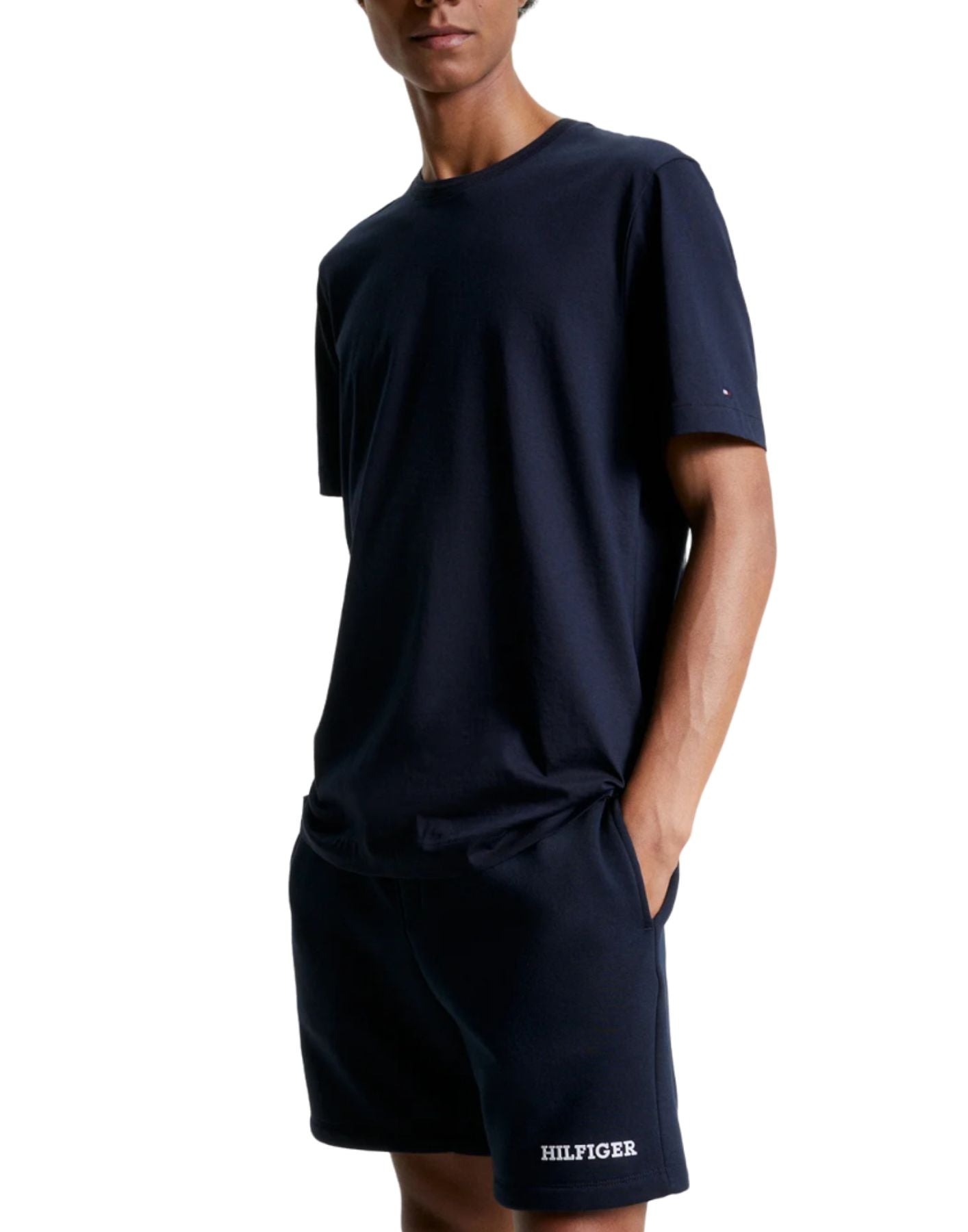 TOMMY HILFIGER T-Shirt girocollo in cotone mercerizzato regular fit