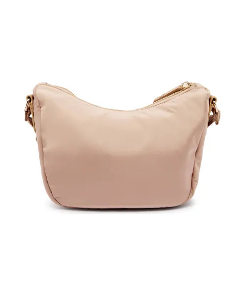 LIU JO Borsa a tracolla in nylon con logo metallico TF5081