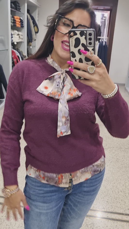 ANONYME Maglia in peluche