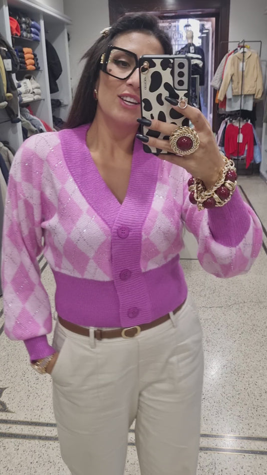 TBYME Cardigan rombi