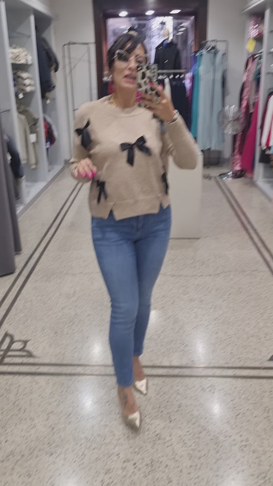 MARKUP Maglia fiocchi