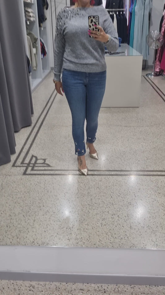 MARKUP Jeans con castoni