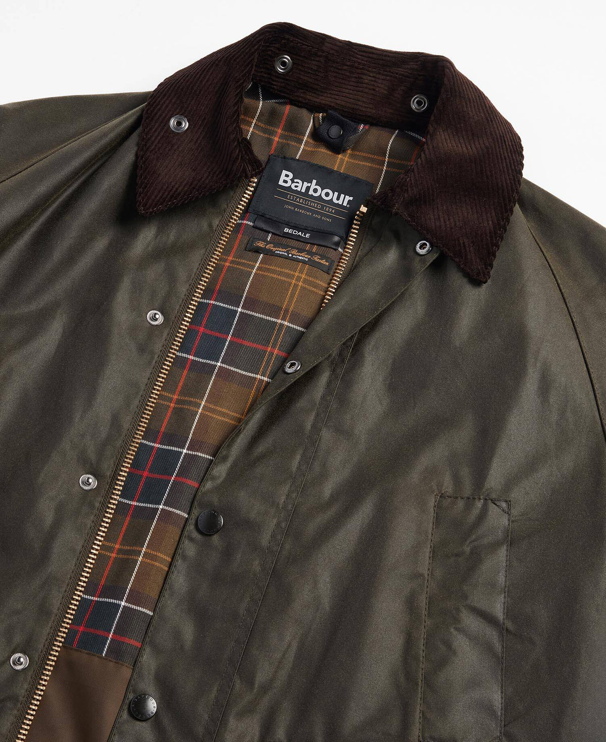 BARBOUR Giubbotto cerato BEDALE