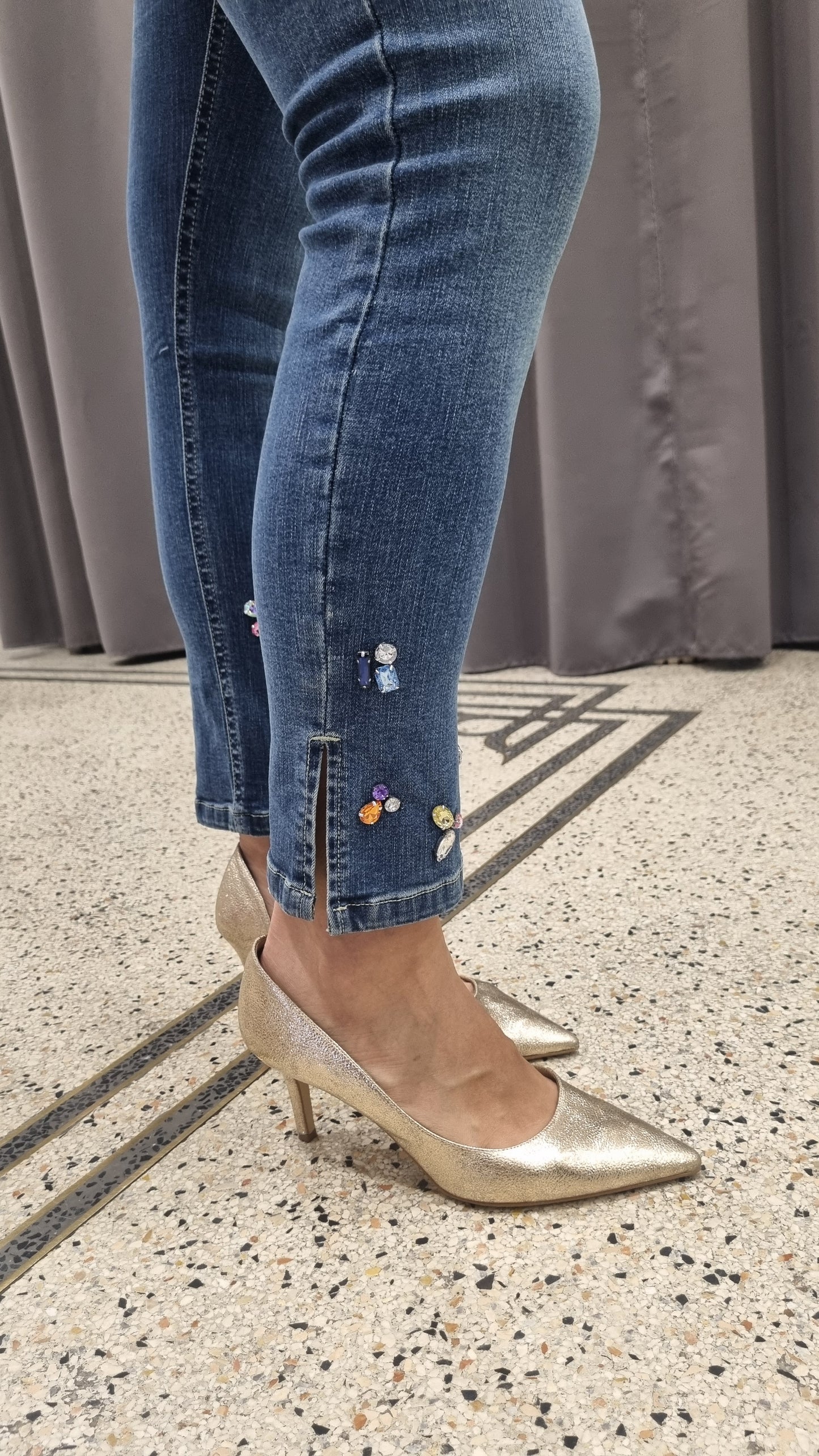 MARKUP Jeans con castoni