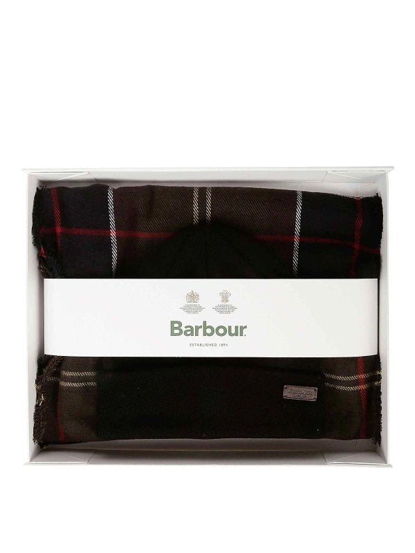 Set Barbour cappello e sciarpa