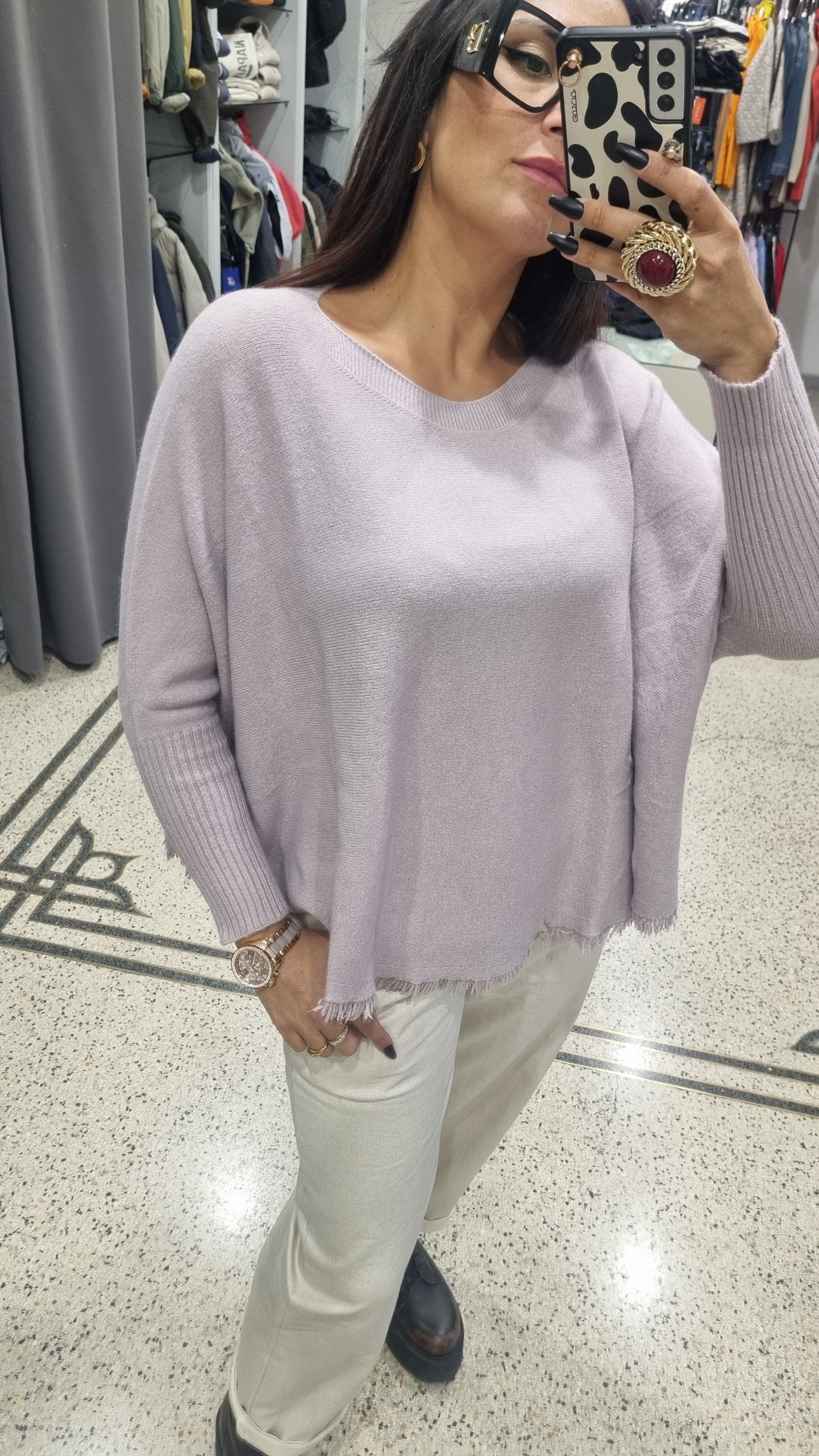 SUSY STAR Maglia taglio mantella