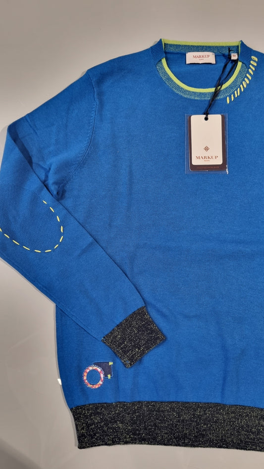 MARKUP Maglioncino in cotone con impunture