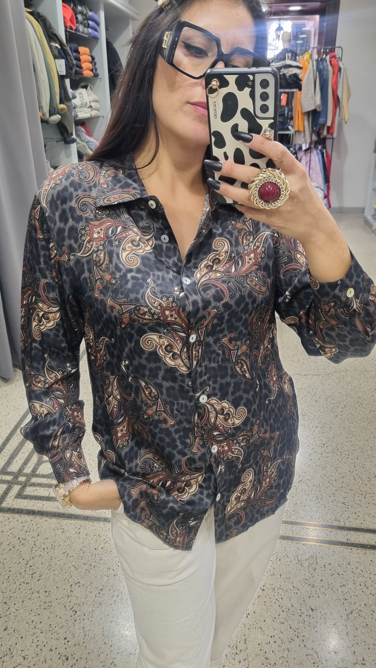 SUSY STAR Camicia in fantasia