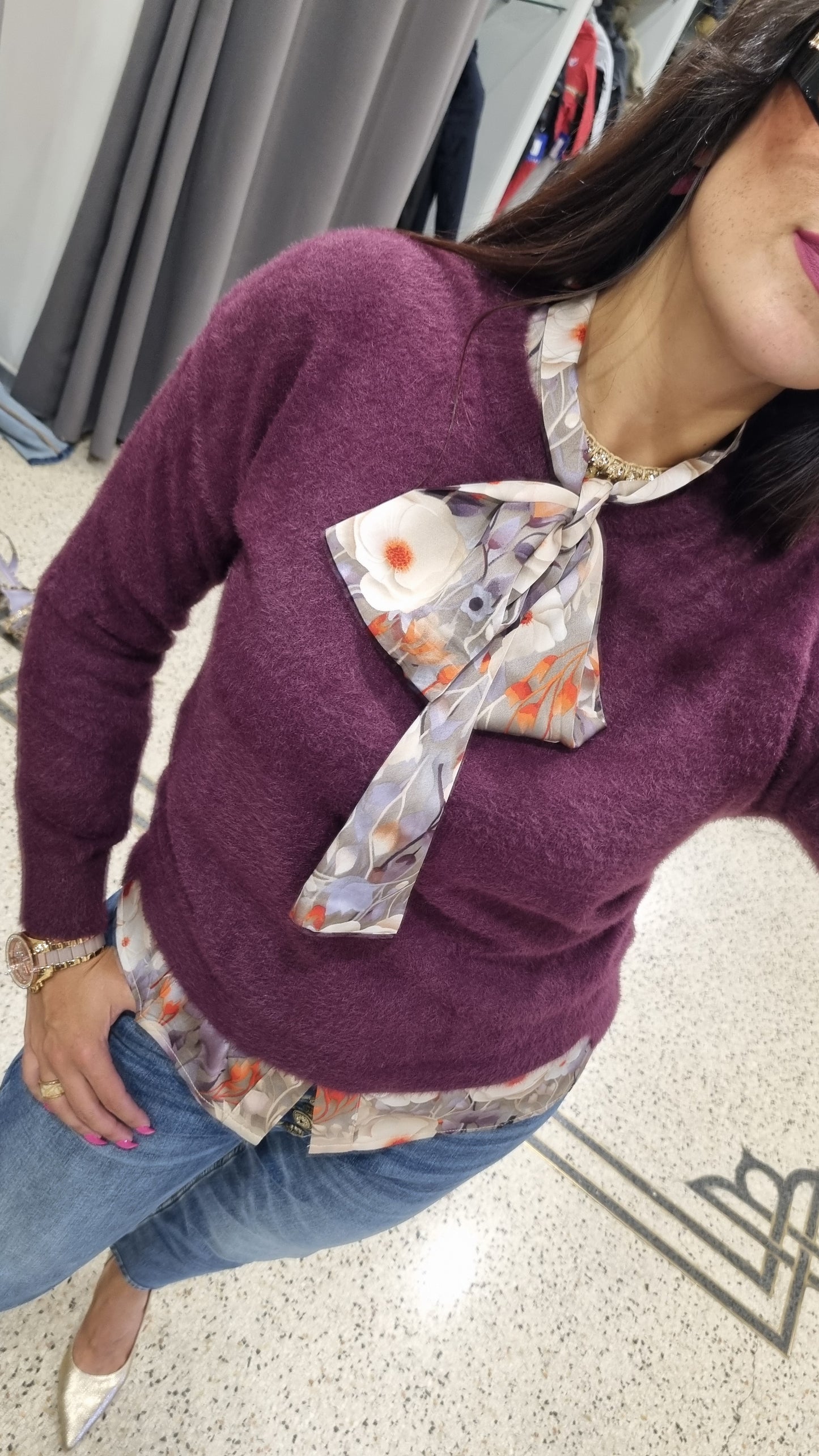 ANONYME Maglia in peluche