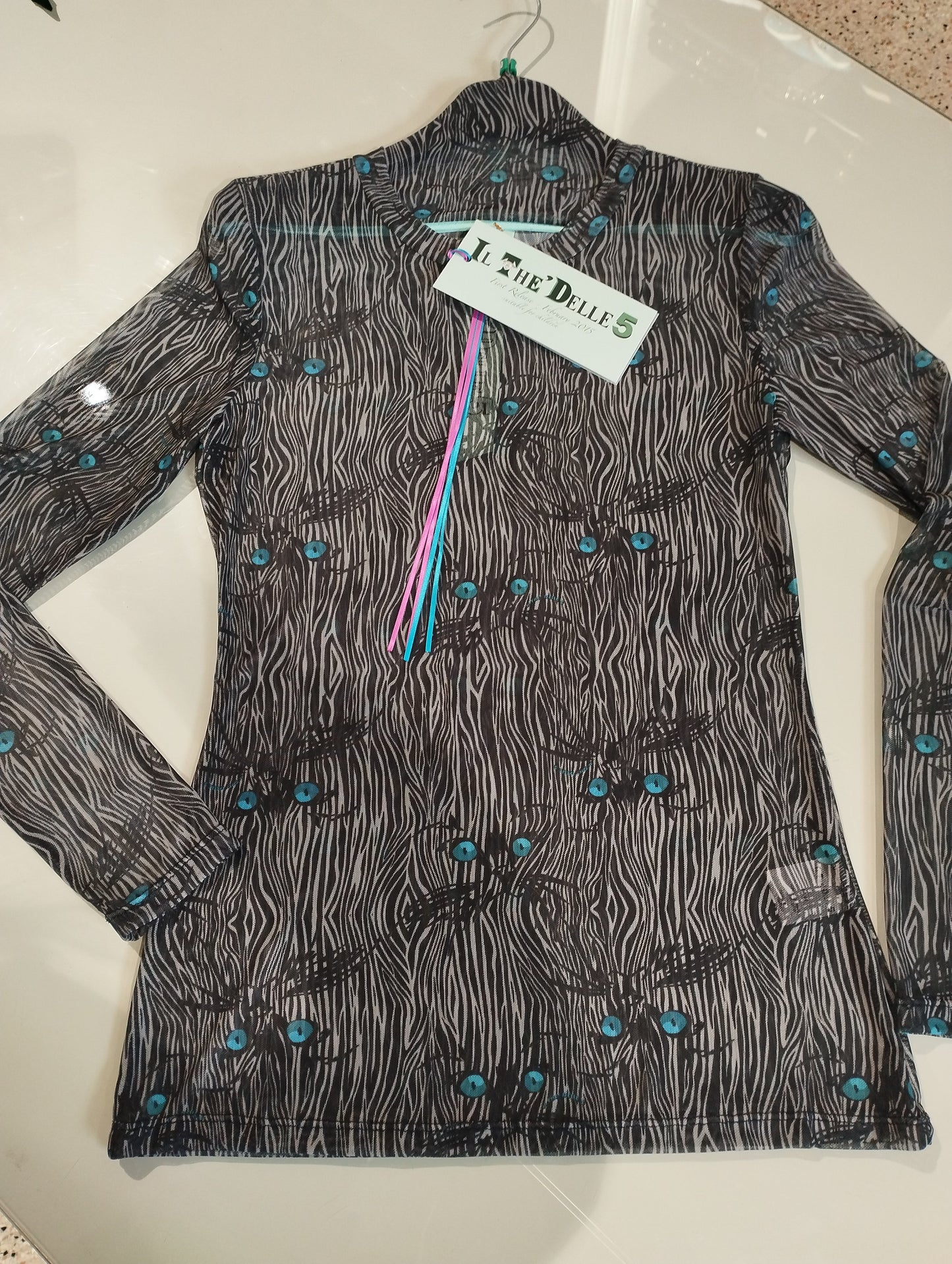 IL THE DELLE 5 T-shirt in tulle elasticizzato