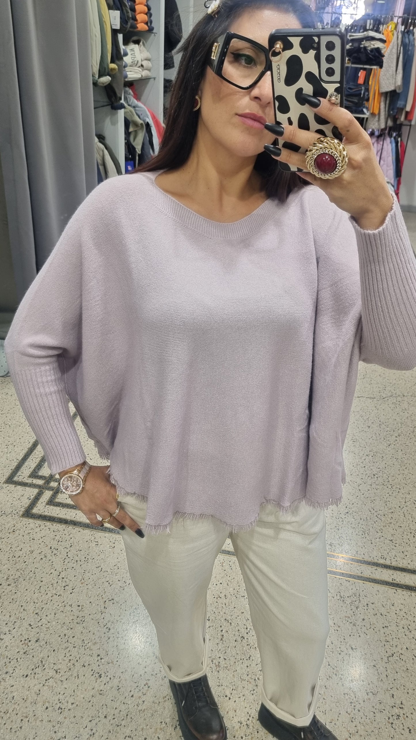SUSY STAR Maglia taglio mantella