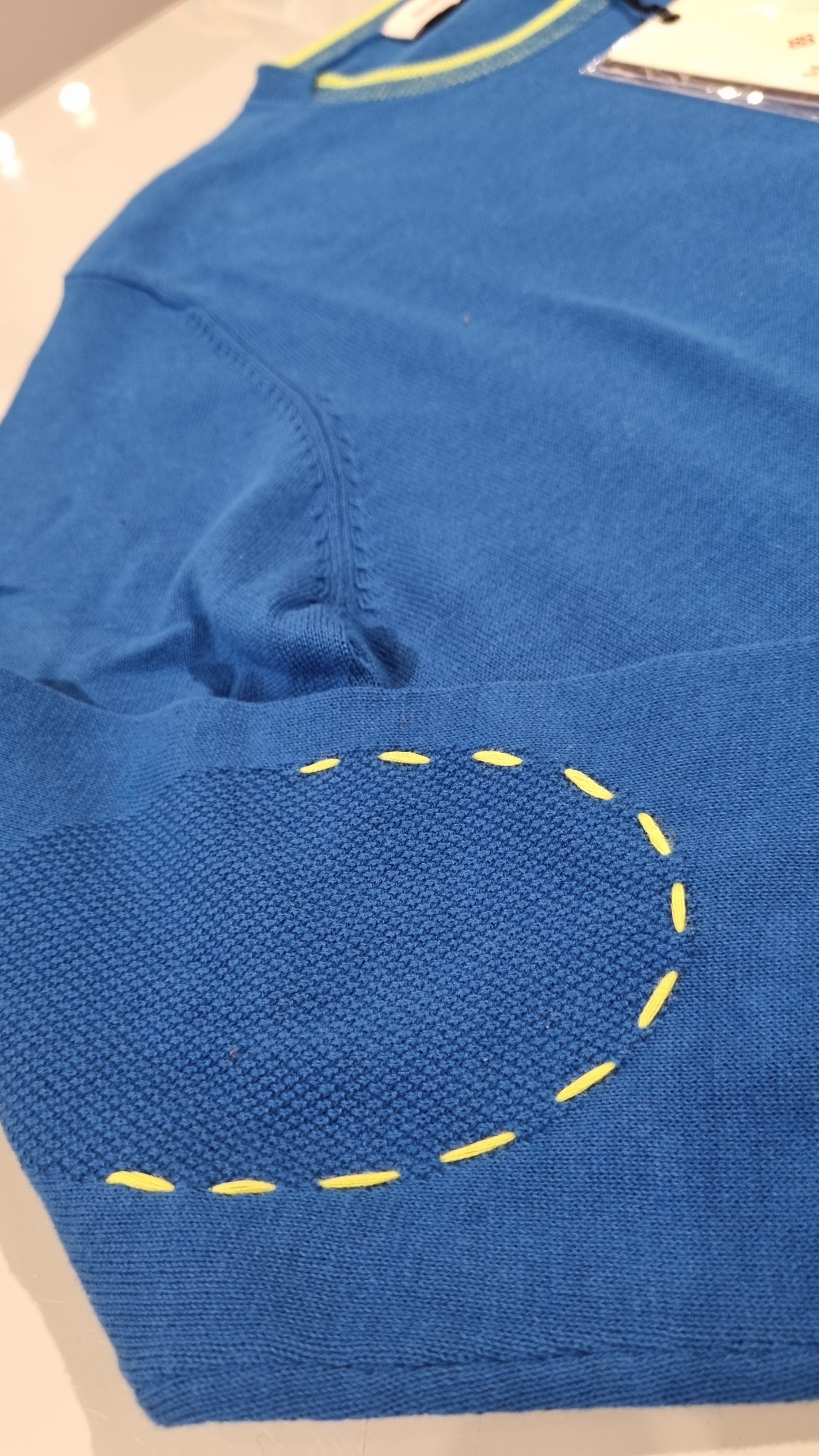 MARKUP Maglioncino in cotone con impunture