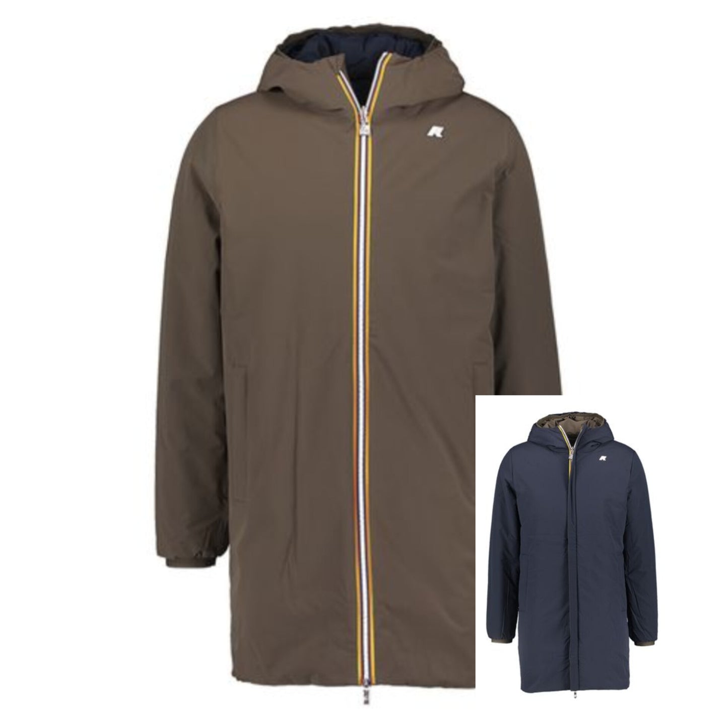 K-WAY Giubbotto uomo lunghezza 3/4 JACOB ST WARM DOUBLE