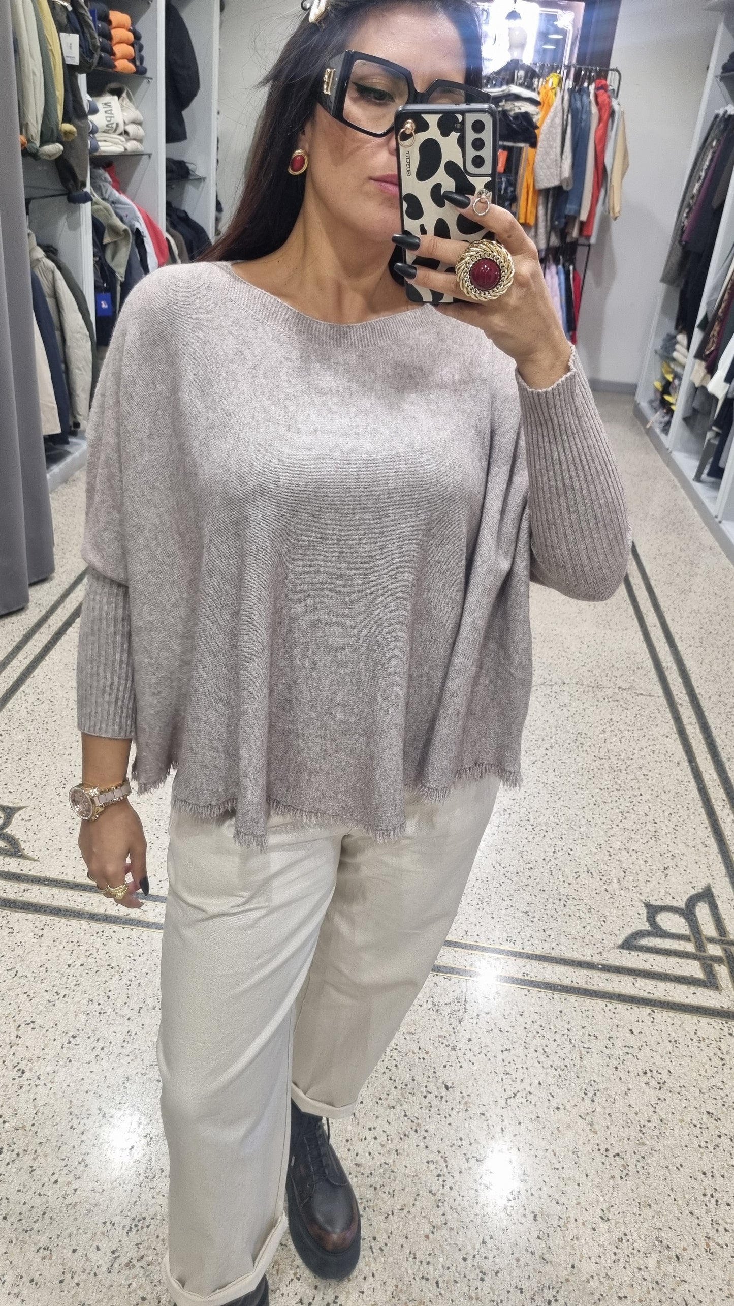 SUSY STAR Maglia taglio mantella