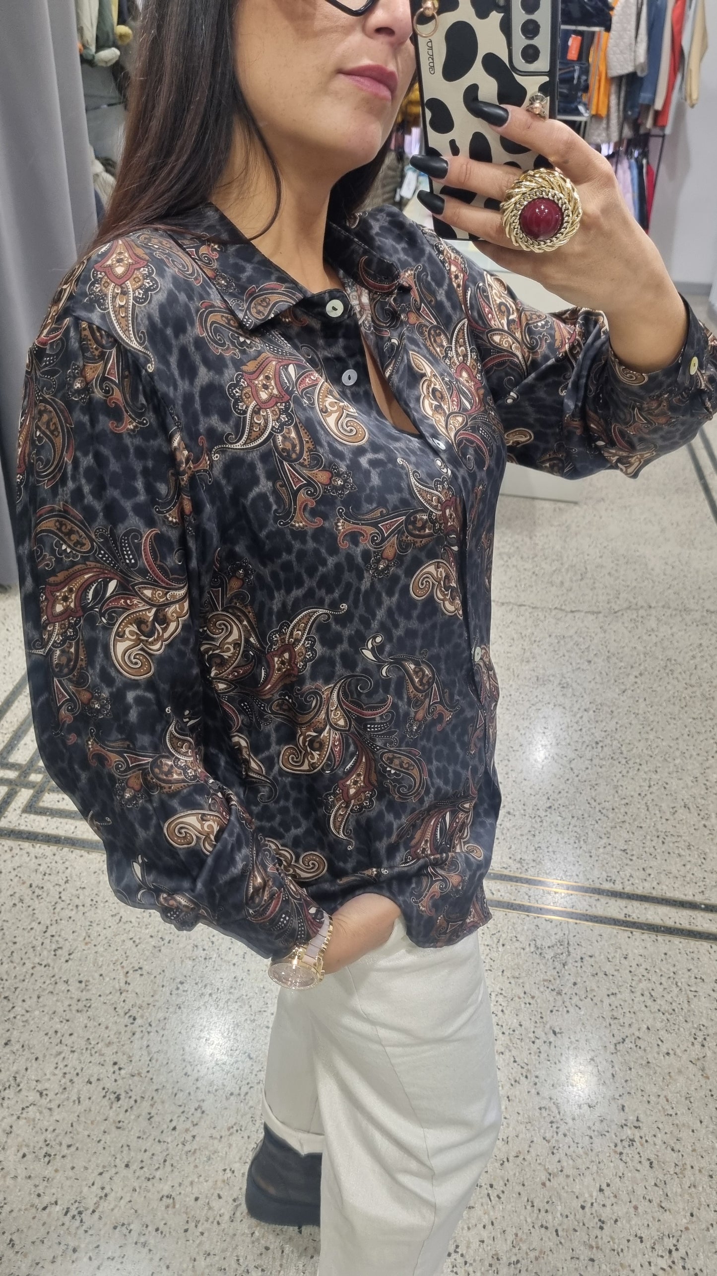 SUSY STAR Camicia in fantasia