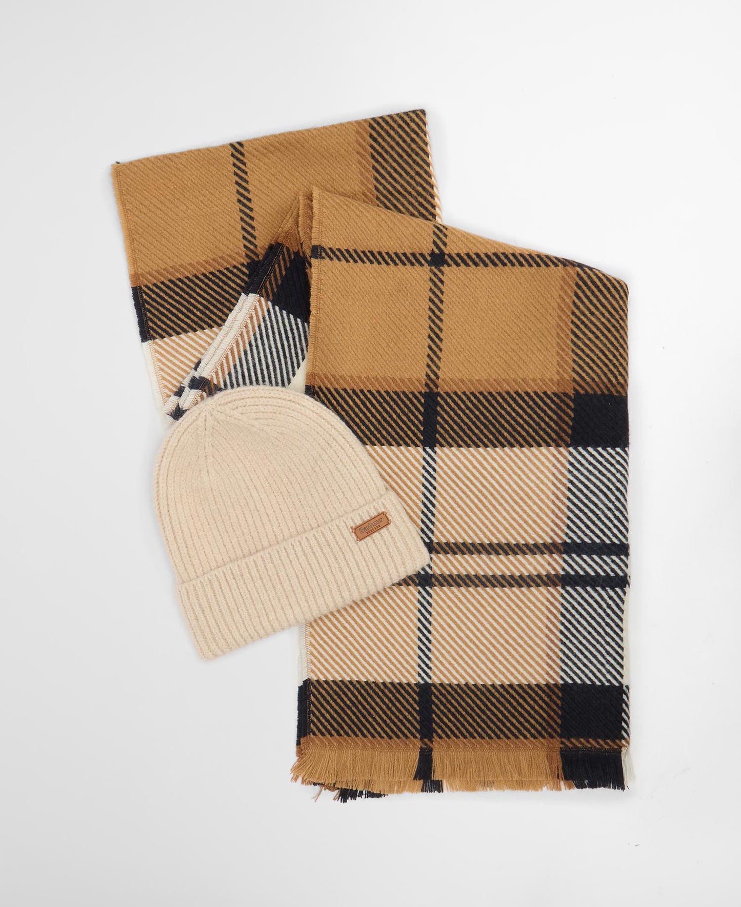 BARBOUR Set regalo berretto pendle e sciarpa blair