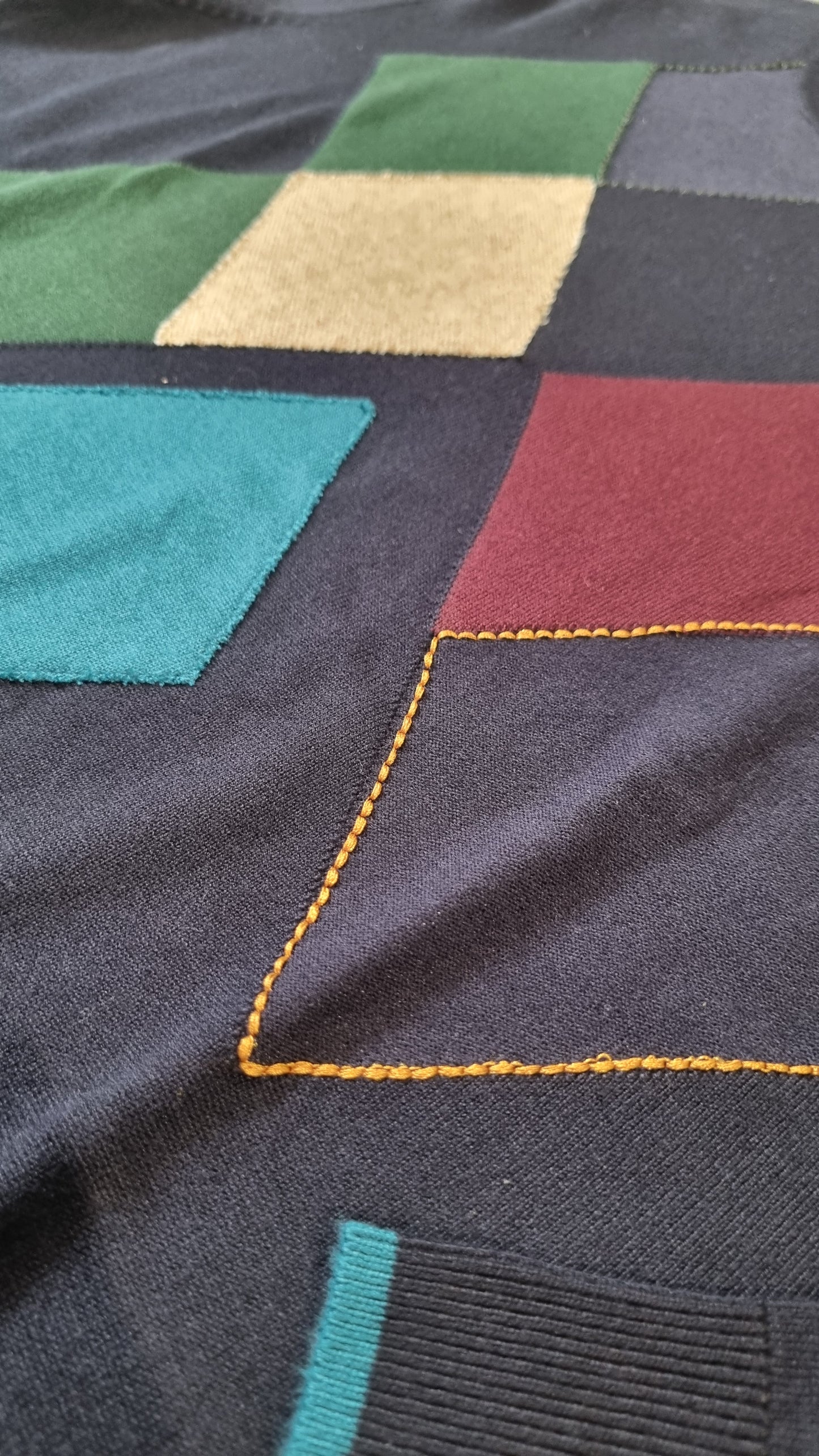 MARKUP Maglia motivo rombi