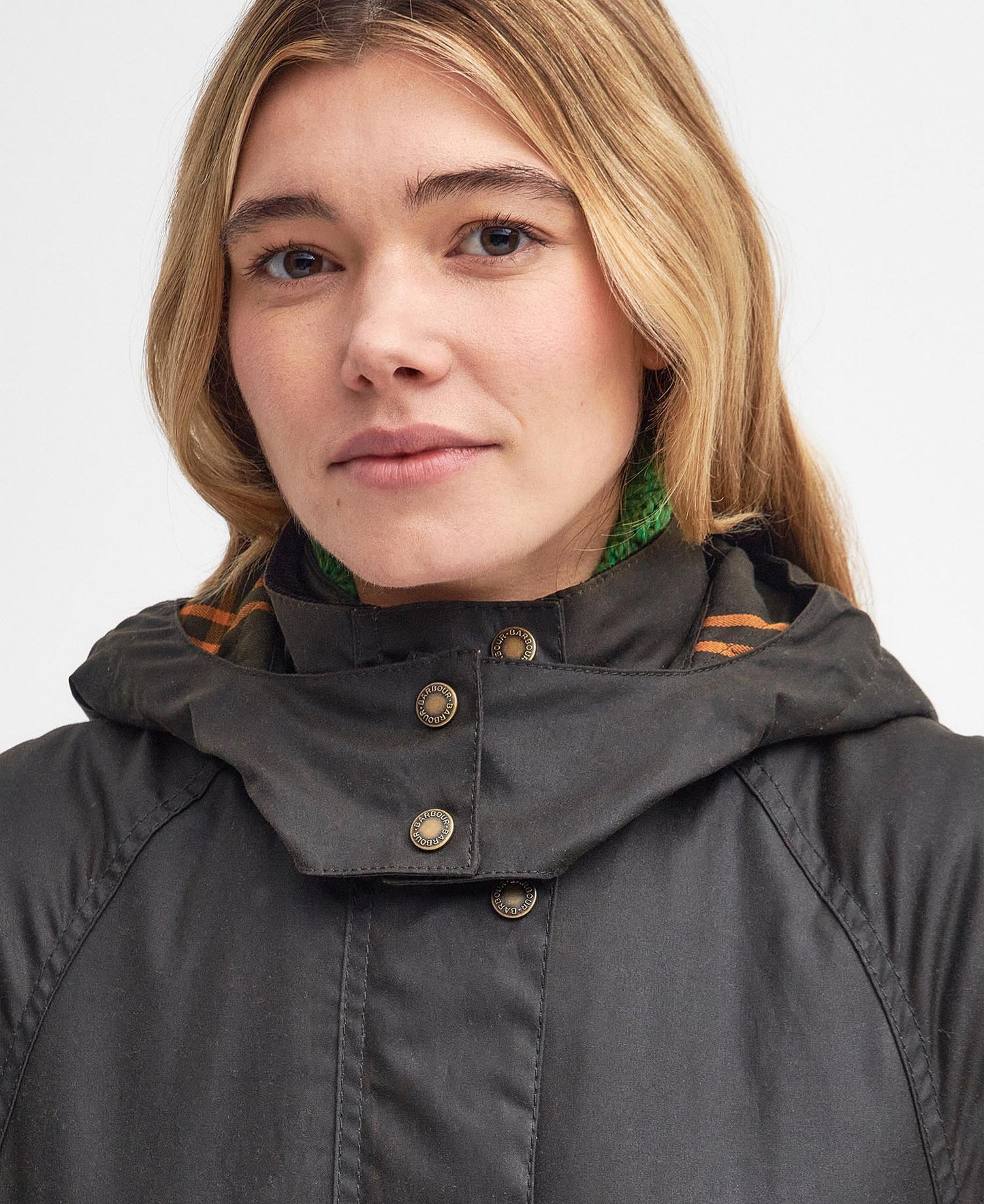 BARBOUR Parka imbottito in tessuto cerato CANNICH