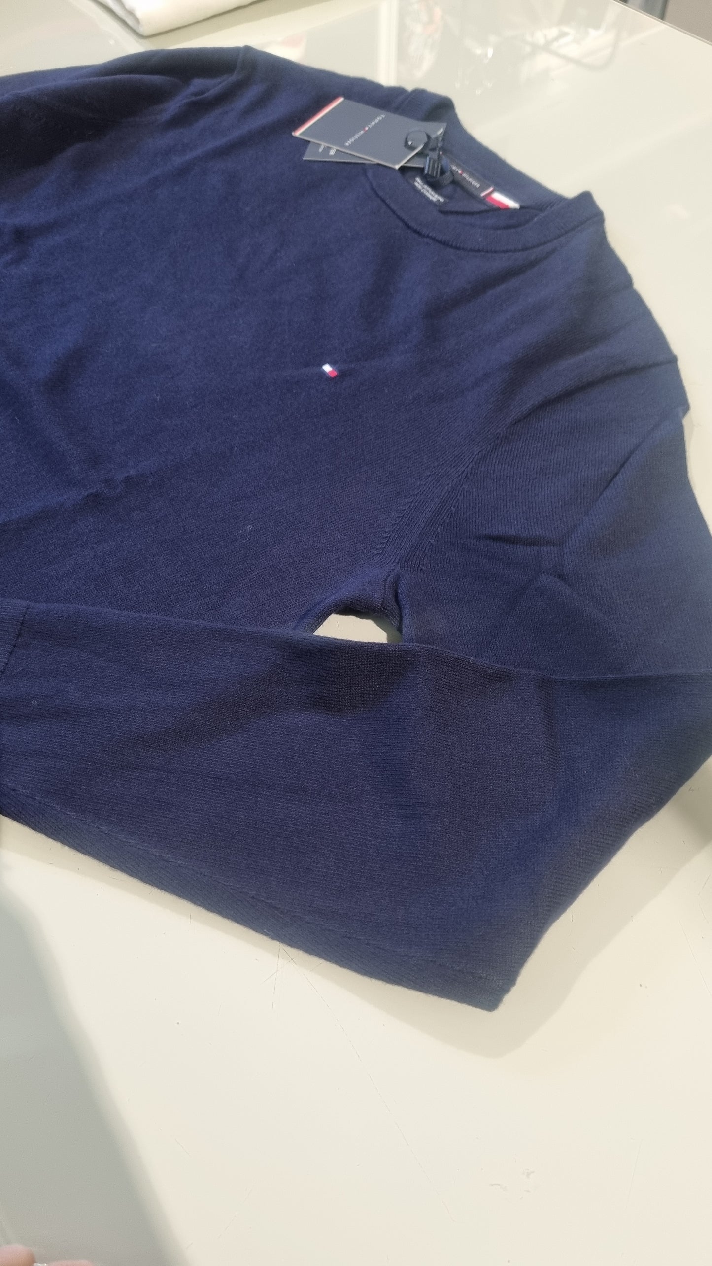 TOMMY HILFIGER Maglia uomo girocollo misto cashmere