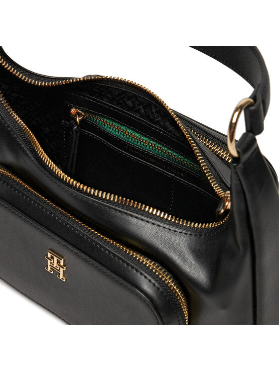 TOMMY HILFIGER Borsa spalla con manico ampio e tripla tasca con zip