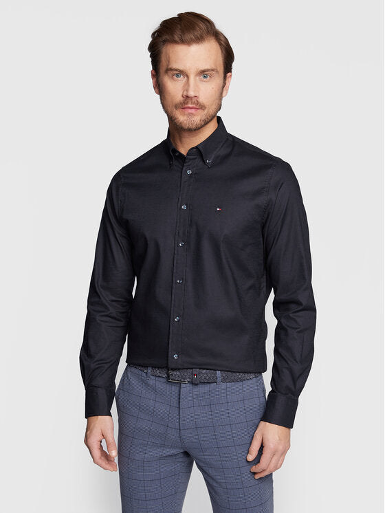 TOMMY HILFIGER Camicia uomo con collo botton down maniche lunghe