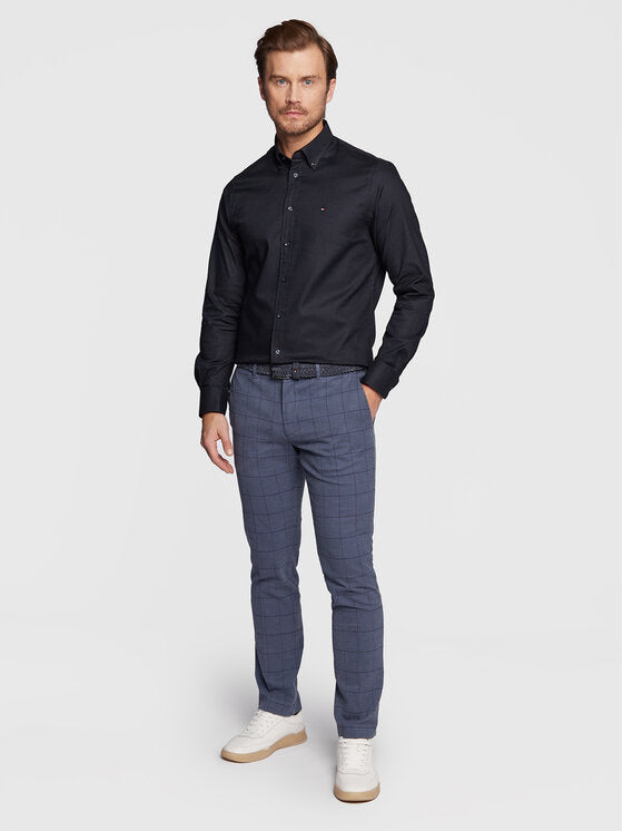 TOMMY HILFIGER Camicia uomo con collo botton down maniche lunghe