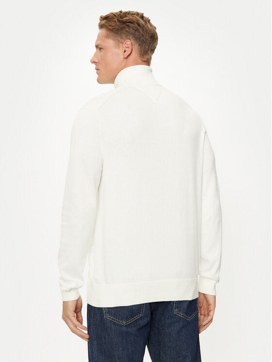 TOMMY HILFIGER Maglia a dolcevita in cotone e cashemere
