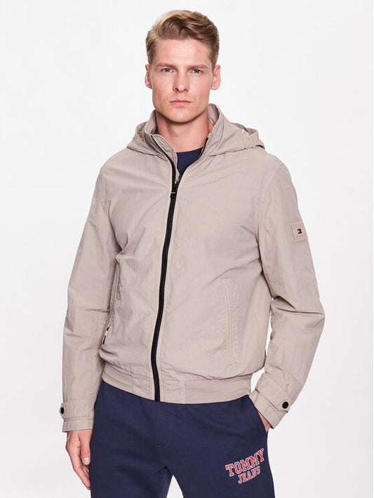 TOMMY HILFIGER Giubbotto estivo con cappuccio estraibile impermeabile