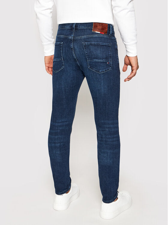 TOMMY HILFIGER Jeans gamba slim lavaggio scuro elasticizzato BLEECKER