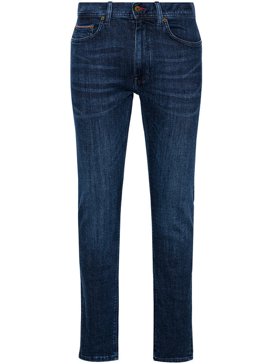 TOMMY HILFIGER Jeans gamba slim lavaggio scuro elasticizzato BLEECKER
