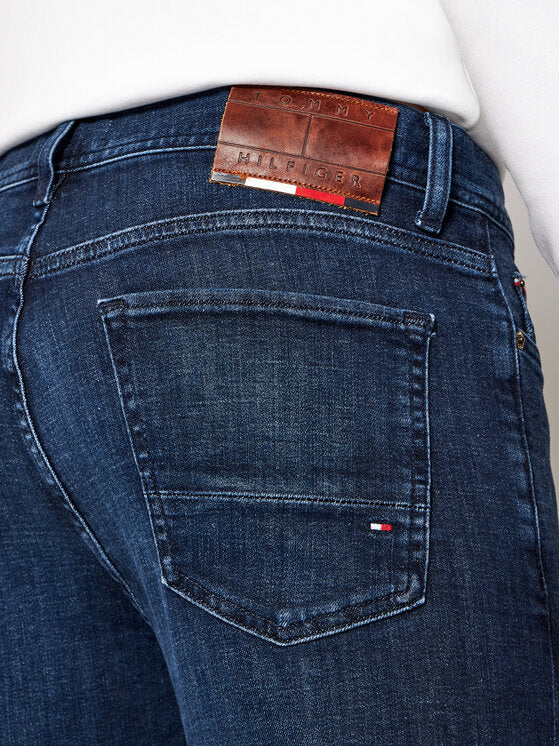 TOMMY HILFIGER Jeans gamba slim lavaggio scuro elasticizzato BLEECKER