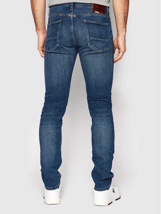 TOMMY HILFIGER Jeans gamba slim elasticizzati lavaggio medio BLEECKER