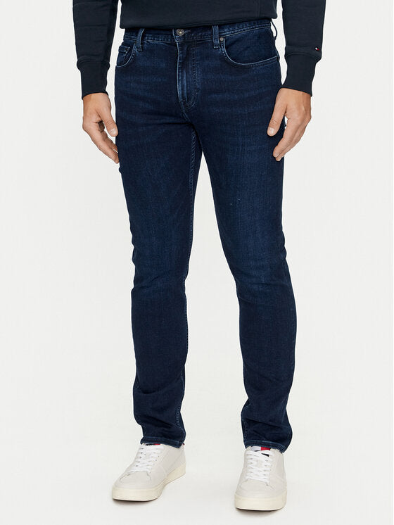 TOMMY HILFIGER Jeans gamba slim elasticizzato lavaggio scuro DENTON