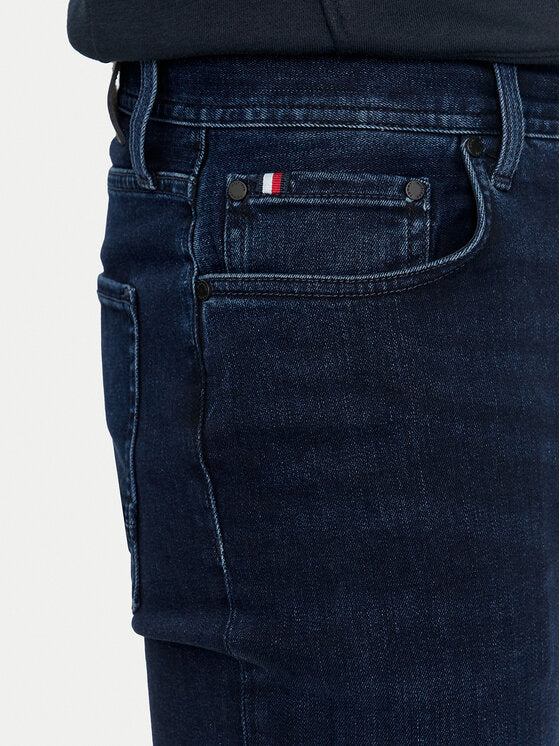 TOMMY HILFIGER Jeans gamba slim elasticizzato lavaggio scuro DENTON