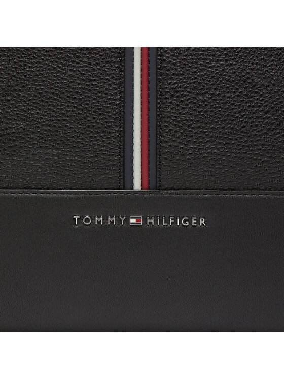 TOMMY HILFIGER Borsa porta pc Th Central Slim Computer Bag nera