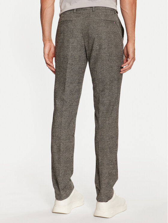 TOMMY HILFIGER Pantaloni tasca america in tessuto effetto lana check grigio