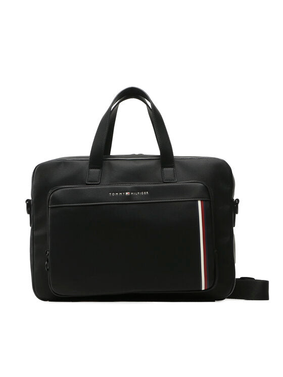 TOMMY HILFIGER Borsa porta pc Th Pique Pu Slim Computer Bag