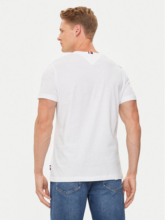 TOMMY HILFIGER T-Shirt girocollo maniche corte con logo stampato frontale