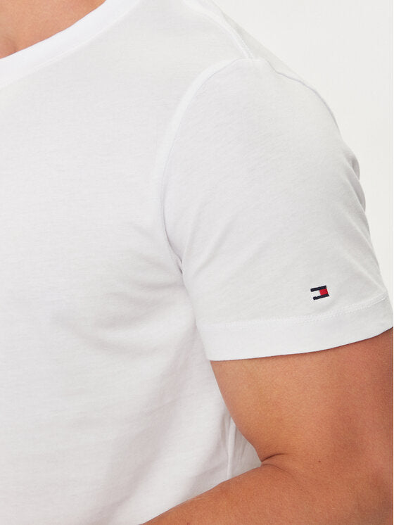 TOMMY HILFIGER T-Shirt girocollo maniche corte con logo stampato frontale