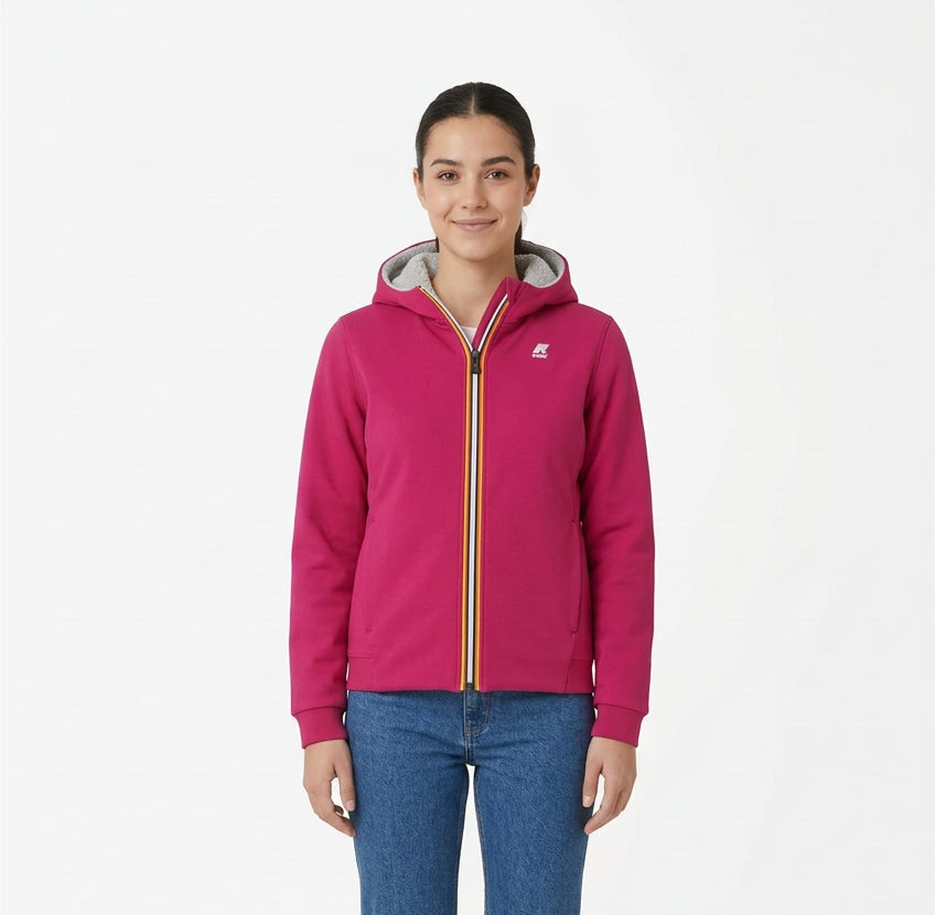 K-WAY Felpa da donna DEVA LIGHT SPACER FUR