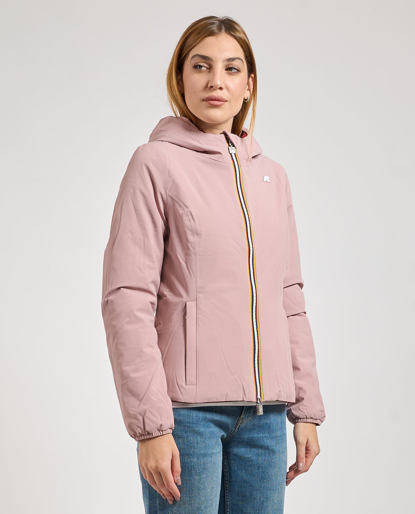 K-WAY Giubbotto donna corto reversibile LILY ST WARM DOUBLE