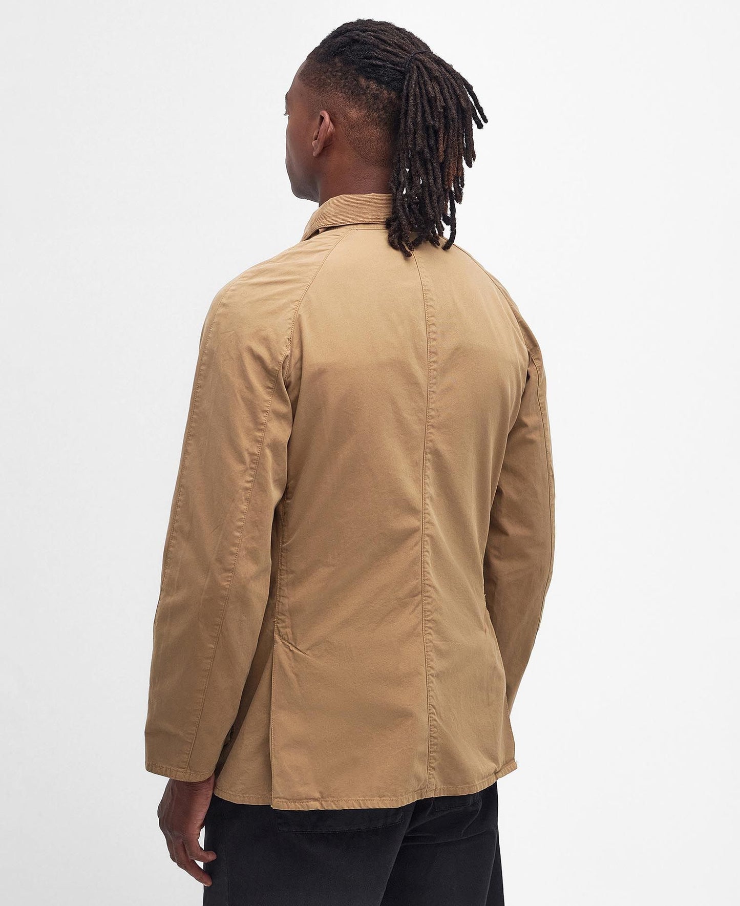 BARBOUR Giacca in cotone lavato ASHBY CASUAL beige