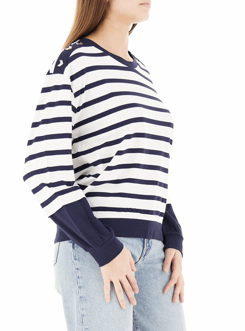 LIU-JO Felpa a righe