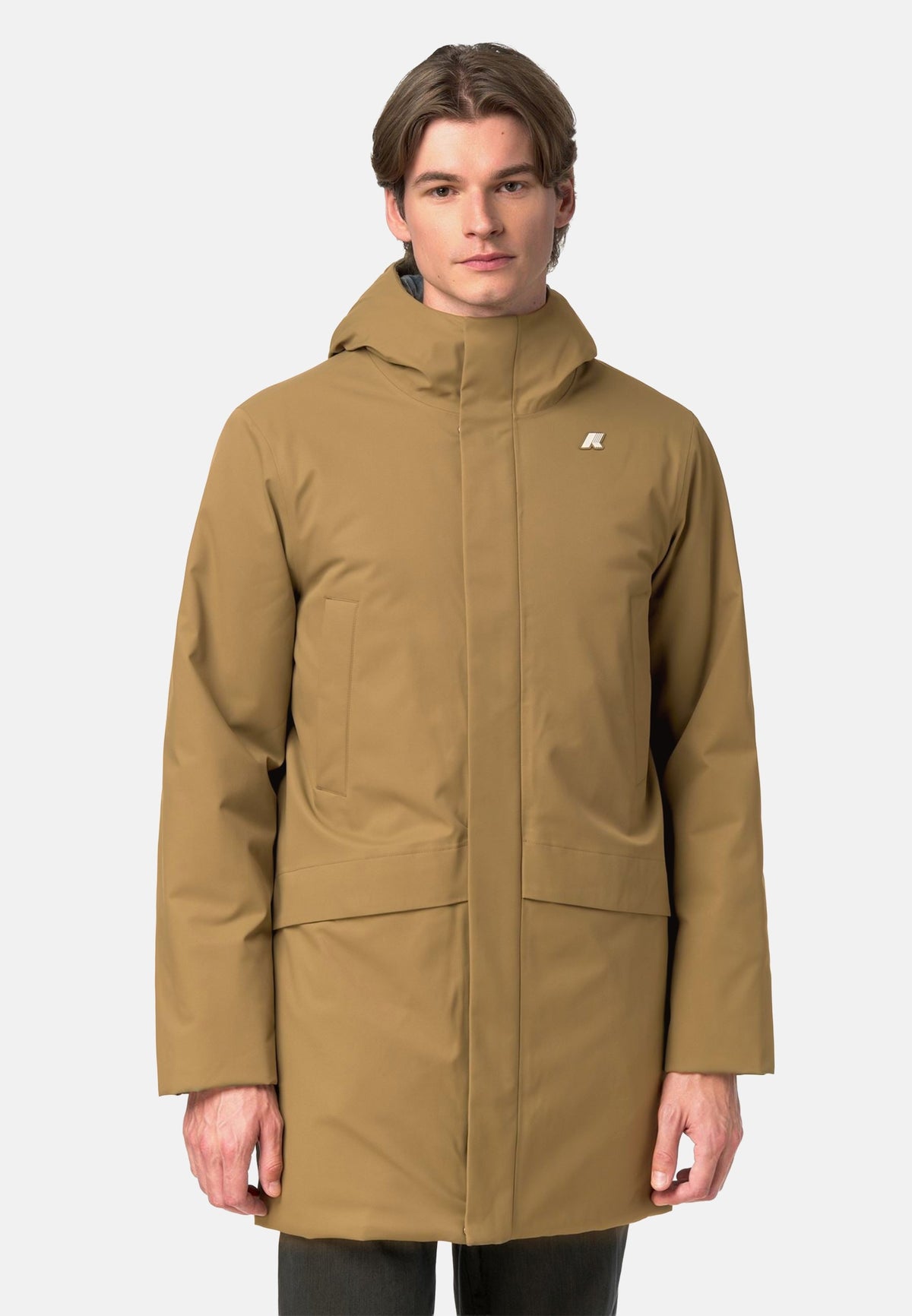 K-WAY Giubbotto mezza lunghezza JARNO TWILL MARMOTTA