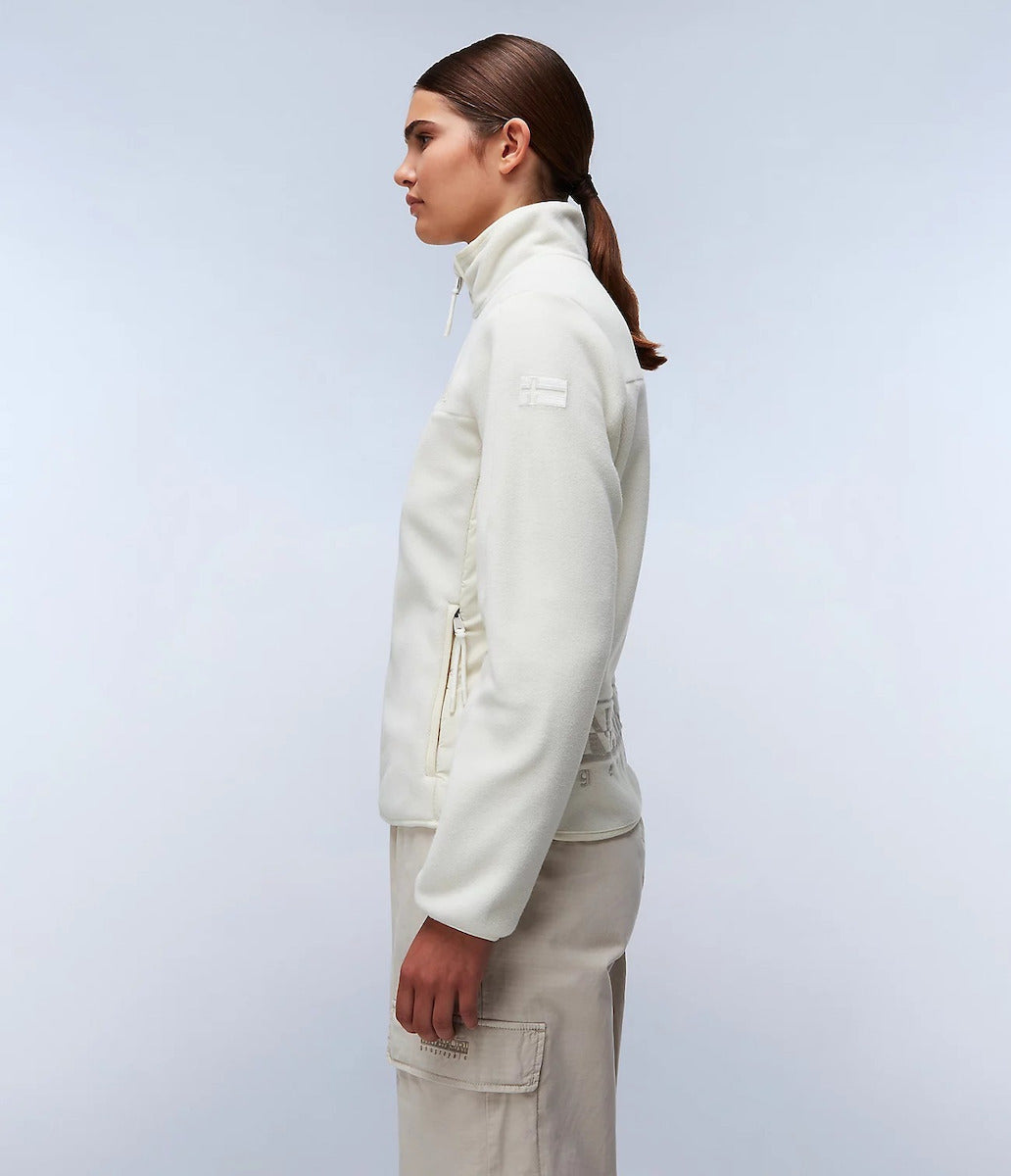 NAPAPIJRI Felpa in pile con zip YUPIK W 2.0