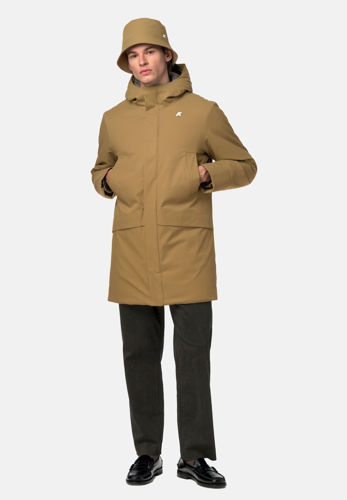 K-WAY Giubbotto mezza lunghezza JARNO TWILL MARMOTTA