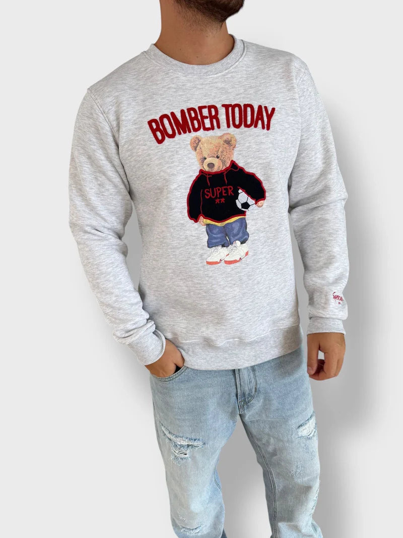 SUPERCULTURE Felpa orsetto super bomber today